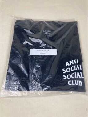 NEW Anti Social Social Club Kkoch Butterfly Tee Black XL